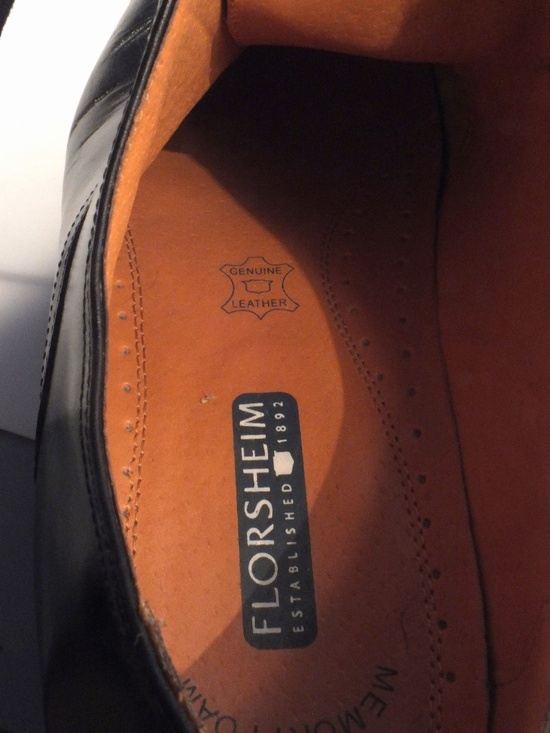 Florsheim Corbetta Black Cap Toe Oxford Leather Shoes 12D main image 4